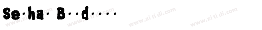 Senhan Bold字体转换